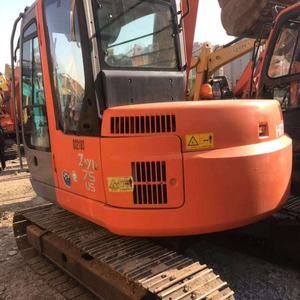 Excavadora Usada Hitachi ZX75US, Equipo de Construcción, Componentes Principales: Motor, Bomba, PLC, Caja de Cambios, Rodamientos, 7.5 Toneladas, Original - Product Image 2