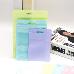 Nhà cung cấp tùy chỉnh thiết kế logo in Nắp kéo Vòng cổ bông tai vòng tái chế túi nhựa - Product Image 2