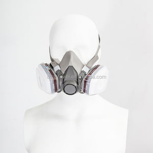 Industrie chimique de la série M101 de vente directe d'usine utilisant un respirateur à masque à gaz demi-visage - Product Image 5