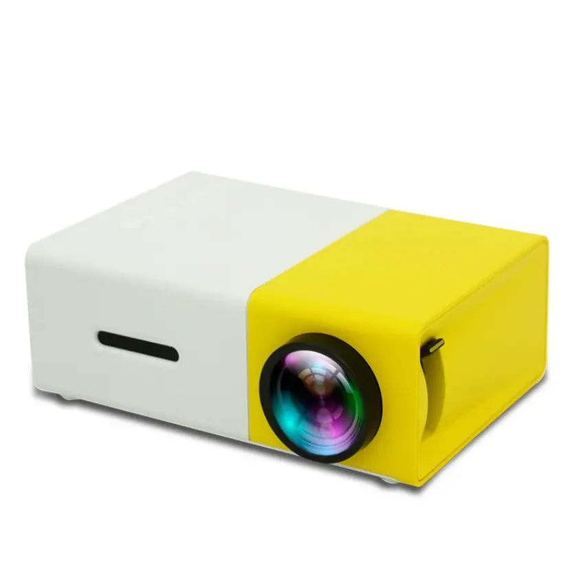 Mini projecteur de Home cinéma intelligent, Portable, HD 1080P, compatible avec les jeux vidéo, USB, AUX, carte TF