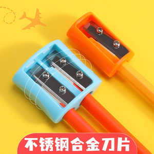 Sacapuntas manual de plástico Chen & Guang Mini de un solo orificio para niños, diseño de animales, para uso escolar, N1297 - Product Image 5
