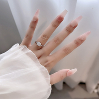 Bague de couple en argent 925 avec moissanite ronde, clarté VVS, certifiée GRA, testée avec stylo de vérification, bijoux en gros pour détaillants