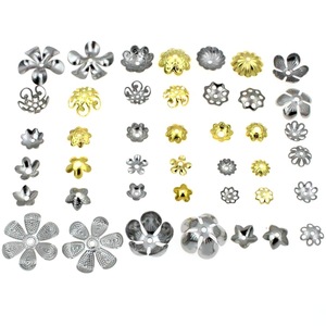 Soportes de Perlas de Acero Inoxidable Anno Jewelry, Receptáculos con Cuentas Doradas y Plateadas para la Creación de Joyería DIY, Modelo 2017 - Product Image 1