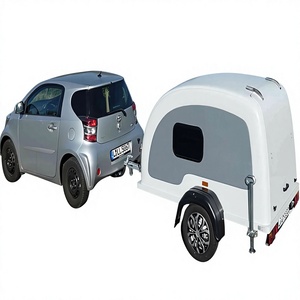 Caravane Teardrop compacte et légère à prix abordable, conforme aux normes australiennes, couleur rose, plancher en bois, 6 places - Product Image 1