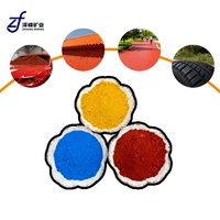 Bubuk Pigmen Anorganik Oksida Besi Fe2O3 (Merah/Kuning/Hitam/Coklat/Hijau) Kemurnian 100% Kelas Industri untuk Pelapisan Beton