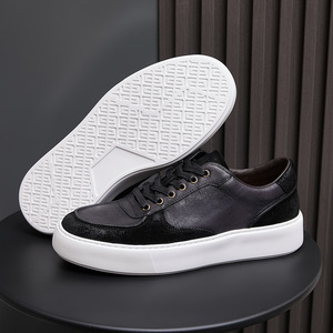 Scarpe di Alta Qualità Nuove <span class=keywords><strong>Sneakers</strong></span> Casual Ultra Leggere da Uomo con Lacci in Vera Pelle Tendenza Moda - Product Image 5