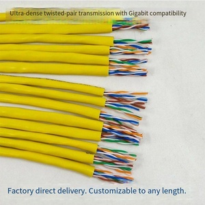 Personalización de soporte de alta calidad UTP <span class=keywords><strong>Cat5e</strong></span> Cat6 Cat6a RJ45 enchufe Cable de red Cables de comunicación - Product Image 2