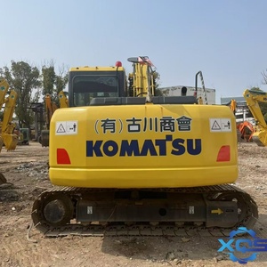 Mini-excavatrice sur chenilles Komatsu PC130 d'occasion, d'origine japonaise, 13 tonnes, avec boîte de vitesses, PLC et pompe hydraulique, pour travaux municipaux et urbains - Product Image 2