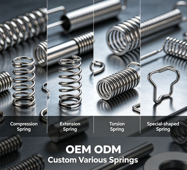 Custom Different Kinds Hardware Spring Stainless Steel Spring Compression Torsion Extension Spring Wholesale Direct From Factory