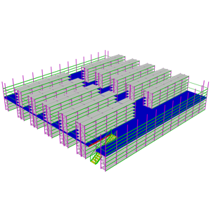 Multi-Layer Mezzanine Floor Platform for <strong>Warehouse</strong> <strong>Storage</strong> Steel Structure Powder Coating for <strong>Racks</strong> Pallet Racking <strong>Storage</strong> <strong>Racks</strong> - Product Image 2