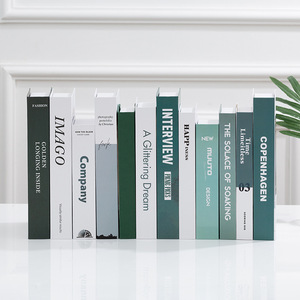 Ornements de Faux Livres Style Nordique Luxe Léger, Décoration de Livres Réalistes Style Ins, Accessoire Photo d'Affichage Anglais, Modèle de Livre - Product Image 4