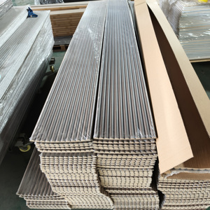 Panneau mural acoustique en placage de bois de qualité supérieure, à rainures verticales, pour l'insonorisation et la réduction <span class=keywords><strong>du</strong></span> <span class=keywords><strong>bruit</strong></span>, vente en gros - Product Image 4