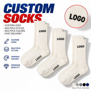 Custom Sports <b>Socks</b> Combed Cotton Crew <b>Socks</b> Cushion Sole Towel Bottom Running Gym Athletic <b>Socks</b> Manufacturer - Product Image 1