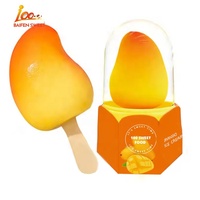 Vente en gros usine : Glaces exotiques à la mangue, à l'avocat et aux fraises, et bâtonnets glacés au chocolat aux fruits