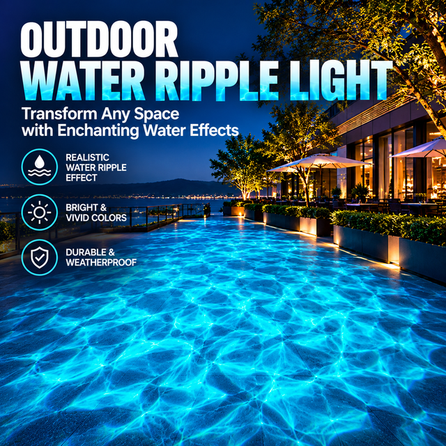 Outdoor 35-100w Led Water Wave Projector Rgb Water Ripples Effect Light Ocean Wave Light - Buy Water Wave Light Water Pattern