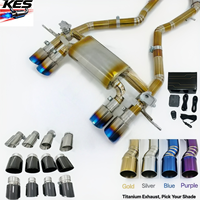   S58 M2 G87 M3 G80 M4 G82 3.0T Échappement Catback en Titane à Longueur Égale avec Tube Central à Haut Débit et Performance Audio Améliorée