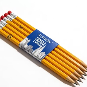Meilleures ventes sur le marché nigérian – Crayon HB jaune en bois de qualité supérieure de 7 pouces avec gomme rouge sur le dessus, personnalisable en gros - Product Image 6