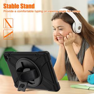 Étui robuste avec sangle pour <span class=keywords><strong>Amazon</strong></span> <span class=keywords><strong>Kindle</strong></span> Fire HD 8 2022, coque de <span class=keywords><strong>protection</strong></span> de tablette pour enfants, bandoulière intégrée - Product Image 5