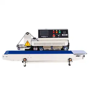 Industrial Continuous Band Sealer Machine Band Sealer With Inkjet Printer Band Sealer Coffee Bag