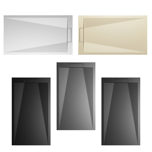 Installation facile Prix usine Pierre artificielle extra plate sur pied receveur de bain beige italien receveur de <span class=keywords><strong>douche</strong></span> pour porte de <span class=keywords><strong>douche</strong></span> s - Product Image 3