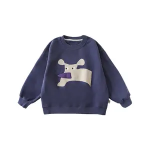 YOEHYAUL Supplier Long Sleeve Cartoon Custom Baby Children Oversize Kids Winter Hoodies And Sweatshirts For Children Kids