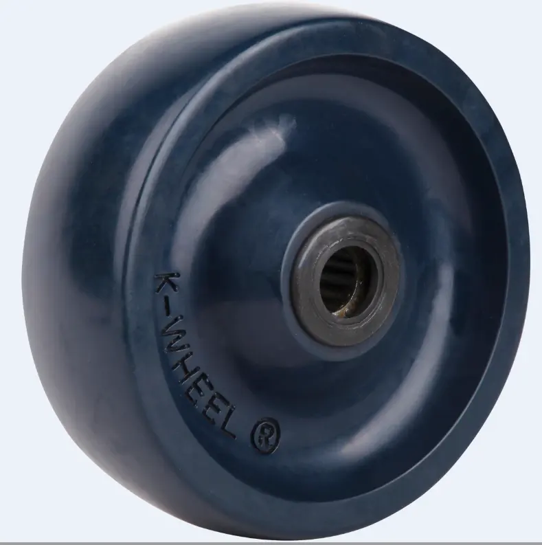 China Factory Best Sellers 4-10 Inches Steel Core Solid PU Caster Wheels with Precision Double Ball Bearing