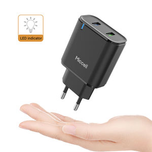 <span class=keywords><strong>Chargeur</strong></span> de téléphone Miccell PD 20w USB c Charge rapide <span class=keywords><strong>Chargeur</strong></span> mural USB Double port USB <span class=keywords><strong>Chargeur</strong></span> de téléphone portable pour <span class=keywords><strong>iphone</strong></span> Téléphone portable - Product Image 5