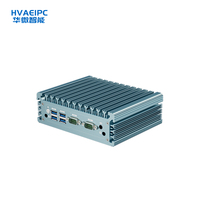Nouvel ordinateur embarqué HVAEIPC HW N460 Quad Core, double LAN, 2 ports COM RS232 RS485, VGA, DDR3, SSD+HDD, Watchdog, large plage de température, Linux, pour usage professionnel