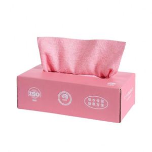 Microfiber Cotton Portable Household Dishcloth Extractable Lazy Wipes Kitchen Strong Absorbent Nonstick Lint Free Home Supply - Product Image 1