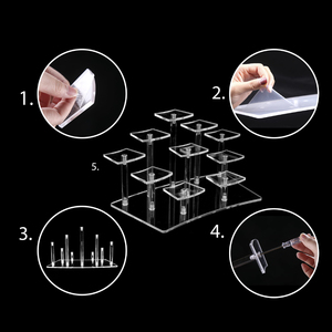 Esserts osmetics lassware, iturines isplay, helf, tand - Product Image 6
