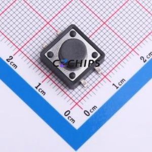 K2-1103SP-F4SW-04 Tactile Switch SMD Switch Single Pole Single Throw Round Button 2.5N Vertical Mount - Product Image 1