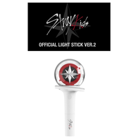 Light Stick Resmi Stray Kids untuk Musik Vers.2 CD LED Light Paper Plastik Lipat Bahasa Korea Cocok untuk Segala Usia Selfie