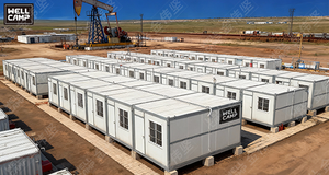 WELLCAMP Casa Container Pieghevole, Casa Prefabbricata Portatile, Mini Casa, Dormitorio, Ufficio per Cantieri, Alloggio Temporaneo - Product Image 6