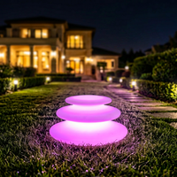 Lampes en pierre multicolores à LED, villas/jardins, lumières en forme de galets artificiels, lumières paysagères étanches, décoration de vacances, Noël