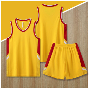 Ensemble de sport d'été respirant avec maillot de <span class=keywords><strong>basket</strong></span> sans manches et short, taille XL, techniques d'impression personnalisées - Product Image 1