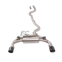 Knalpot Catback untuk BMW Seri 3 F30/F31/F32/F34 N20 B46 B48 G20/G21/G28 330i/320i/318I/325I/328I/316I 2.0T dengan Katup