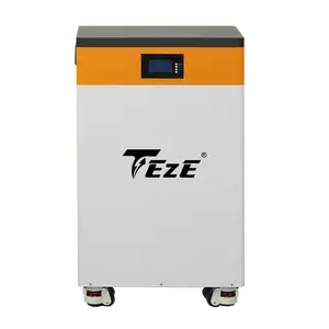 Teze Neuwachstum 48 V 15 kWh 300 Ah LifePo4 Batterie 51 V Powerwall für Zuhause Speicher eingebautes BMS-System Bateria Solar als Backup-Strom