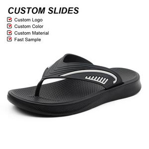 OLICOM Ordine all'Ingrosso di Sandali <span class=keywords><strong>da</strong></span> Spiaggia per <span class=keywords><strong>Uomo</strong></span>, Ciabatte con Logo Personalizzato, Sandali Estivi Piatti, Morbidi Infradito Sportivi in EVA, Infradito Personalizzati - Product Image 2
