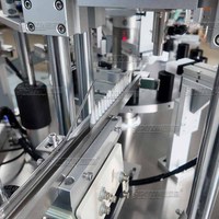 SIPUXIN Déboucheur automatique de flacons compte-gouttes + Machine de remplissage et de bouchage rotative à 2 têtes avec obturation interne