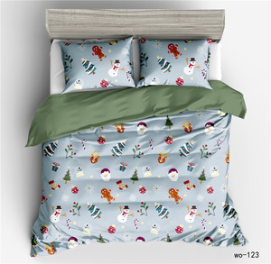 Cartone animato con striscia di Natale all'ingrosso 3 pz 100% poliestere stampa digitale 3D trapunta Set biancheria da letto singola tra cui copripiumino - Product Image 3