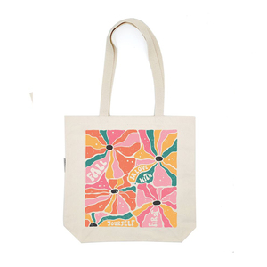 Sac fourre-tout en toile de coton personnalisable pour femmes Design esthétique pour les courses et l'épicerie recyclable avec impression de logo personnalisé - Product Image 5