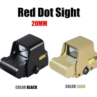 Lunette de visée holographique 2026 Outdoor Scope 553 avec point rouge, grossisseur G45 5X, montures 20 mm et levier QD, en aluminium