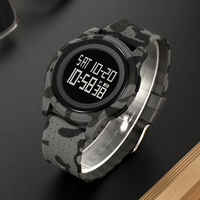 Montre-bracelet électronique à LED pour homme SKMEI 2378, compte à rebours, étanche 5ATM, numérique, simple, multifonctionnelle, montre de sport, Relojes Hombre