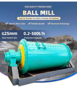 Kleine Kapazität 500kg pro Stunde Bergbau ausrüstung Kugelmühle Schleif maschine für Golderz Zink Kupfer - Product Image 1