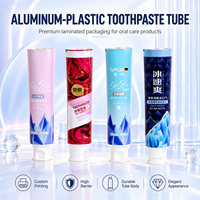 Tube de dentifrice en plastique monocouche, structure simple, emballage cosmétique économique