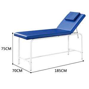 เตียงนวดเสริมความงาม Dongpin ขนาด 185x70x75 ซม. สีฟ้า ปรับระดับได้ สำหรับร้านเสริมสวย - Product Image 3