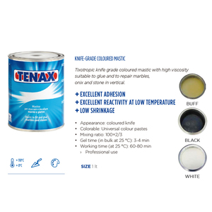 Tenax Trắng Granite/đá cẩm thạch/gạch đá Knife-grade coloured Mastic - Product Image 6