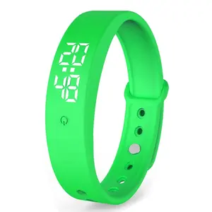 पेशेवर शरीर तापमान कंगन बुद्धिमान स्मार्ट सिलिकॉन Wristband बुखार अलार्म सभी दिन Smartwatch कंगन Oem