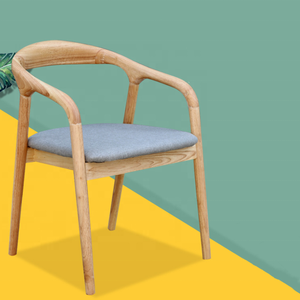 Silla de comedor de madera maciza de lujo antigua, asiento con marco de madera para comedor, restaurante, cafetería y Hotel - Product Image 5