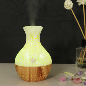YX-060 Crack Aroma Humidifier USB Mini Home Diffuser 2-8H <b>Timer</b> Less Than 0.5L Capacity Seven Color Night <b>Light</b> - Product Image 2